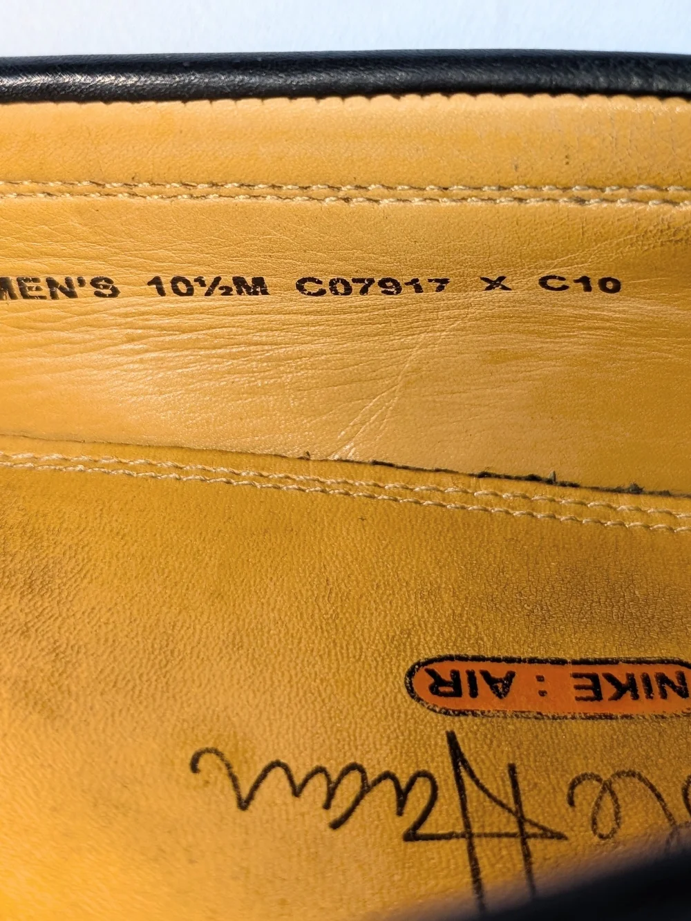 Mens Cole Haan  10.5 Slip On Driving Loafers Black Leather CO7917 - Picture 4 of 10